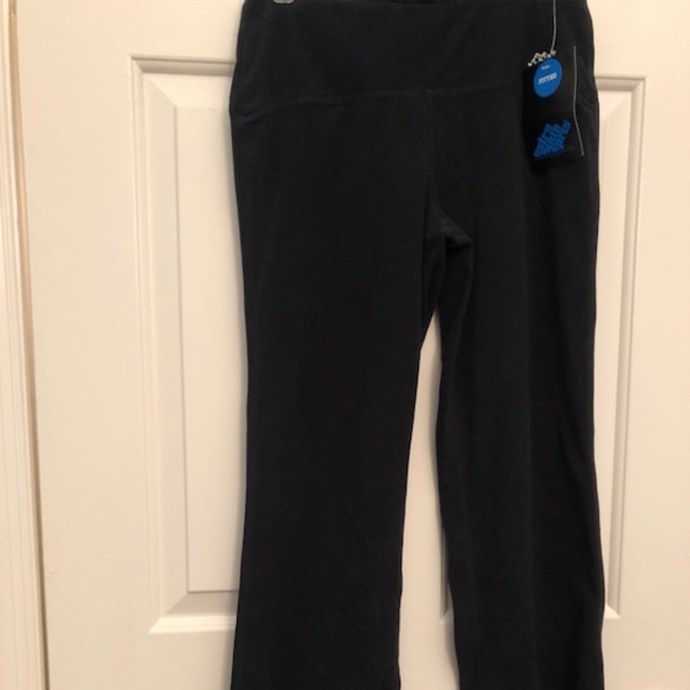 fleece bootcut pants